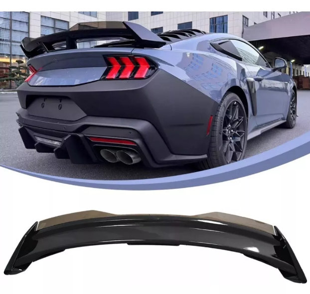 Spoiler Aleron Ford Mustang 2024 2025 Negro Brillante