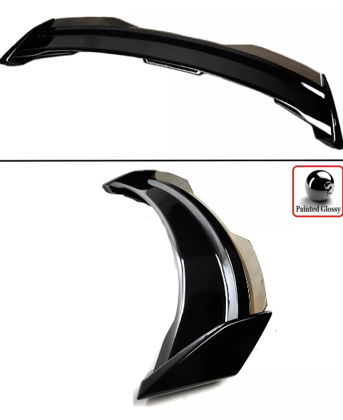Spoiler Aleron Ford Mustang 2024 2025 Negro Brillante