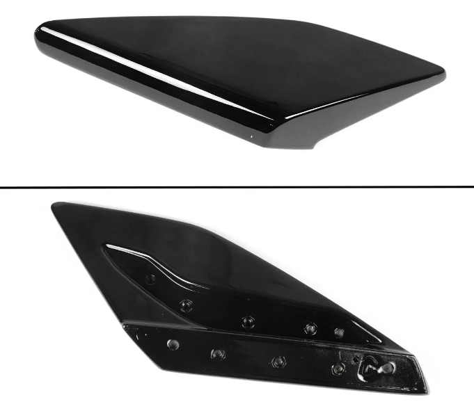 Spoiler Aleron Ford Mustang 2024 2025 Negro Brillante