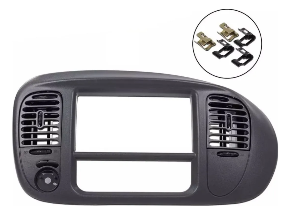 Bisel De Radio Tablero F-150 Expedición Gris 97 98 99 A 2003