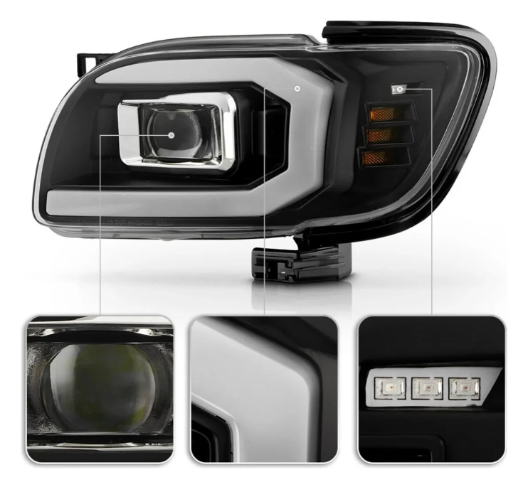 Faros Delanteros Led Toyota Tacoma 2001 2002 A 2004