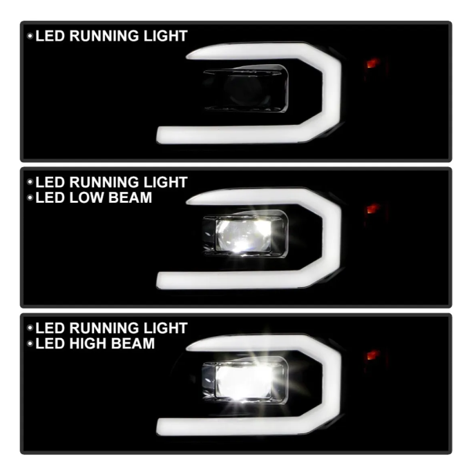 Faros Delanteros Led Toyota Tacoma 2001 2002 A 2004