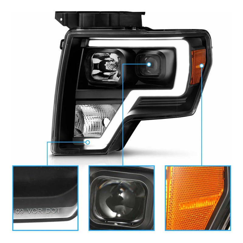Par De Faros Led F-150 Lobo 2009 2010 2011 2012 2013 2014