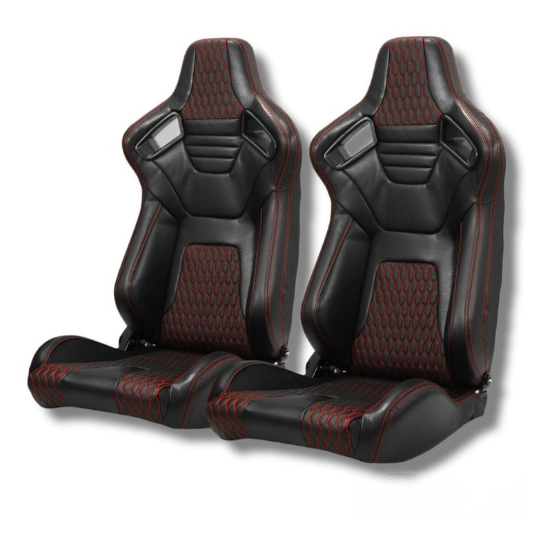 Universal Reclining Racing Seats with Adjustment Slider