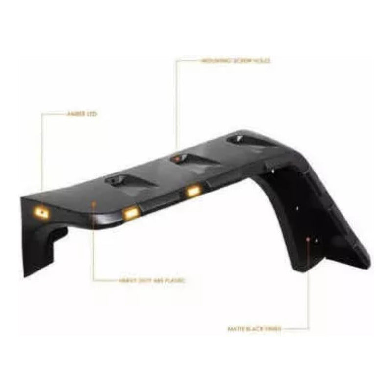 Led corner guards Jeep Wrangler Jk 2007 to 2018