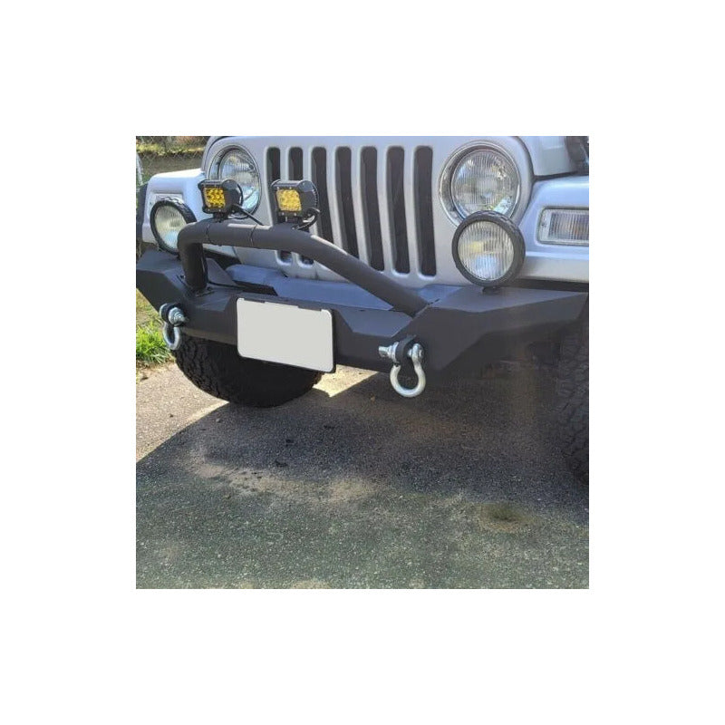 Par De Defensas Para Jeep Wrangler Tj Yj 87-06 Con Luces Led
