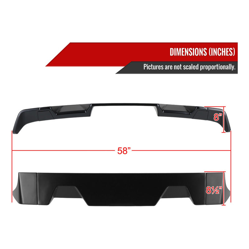 Spoiler Techo Trasero Toyota Tundra 2014 2015 2016 A 2021