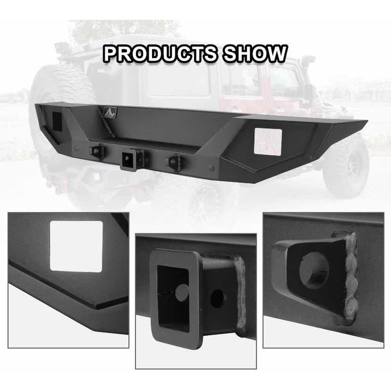 Rear LED Bumper for Jeep Wrangler JK 2007 to 2018