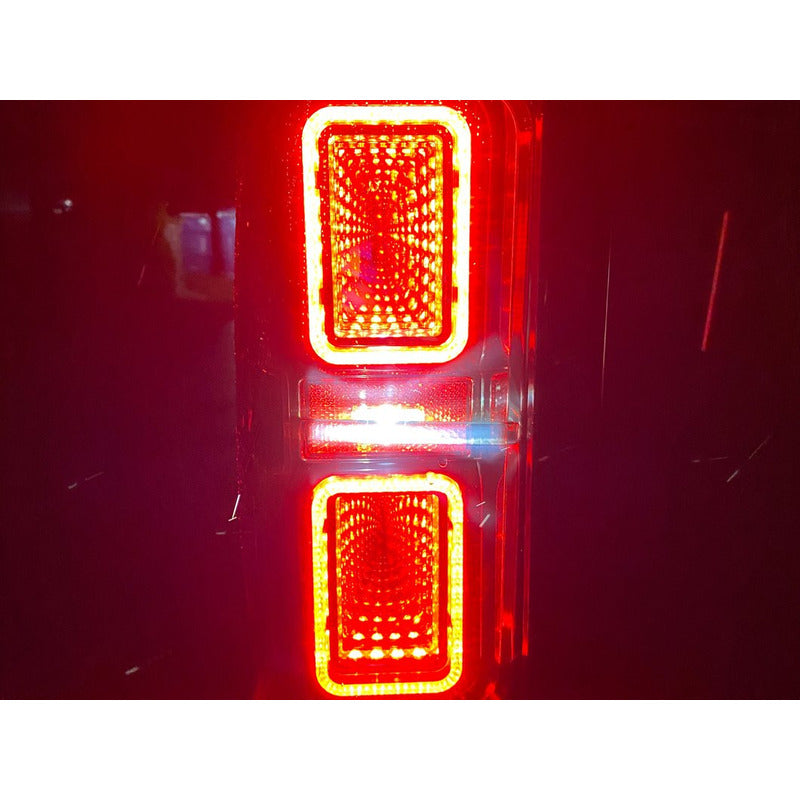 Calaveras Led 3d Silverado Cheyenne 2015 2016 A 2018 Derecho Trasparente