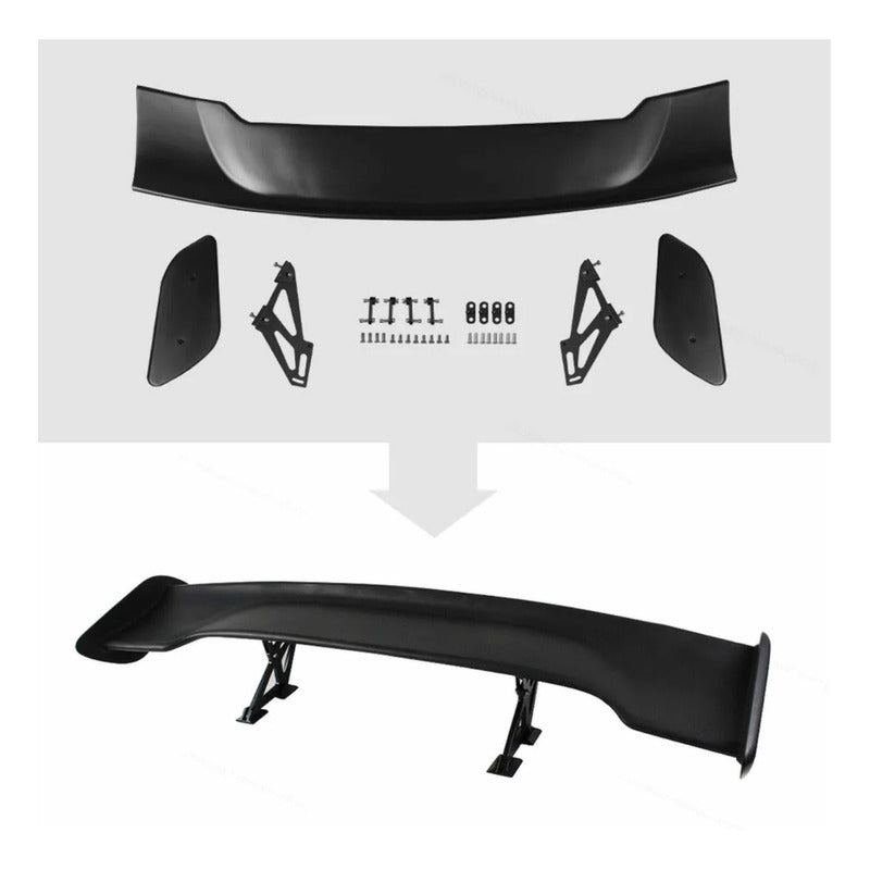 Spoiler Alerón Abs Universal Gt 57 Mustang Camaro Bmw Audi