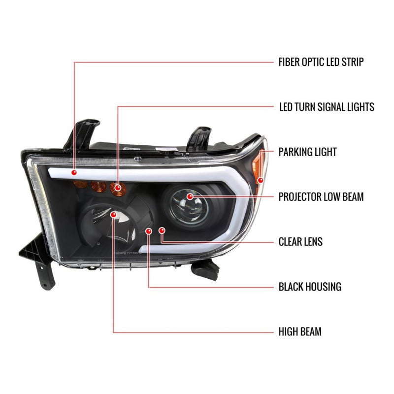 Faros Toyota Tundra 2007 2008 2009 2010 2011 A 2017