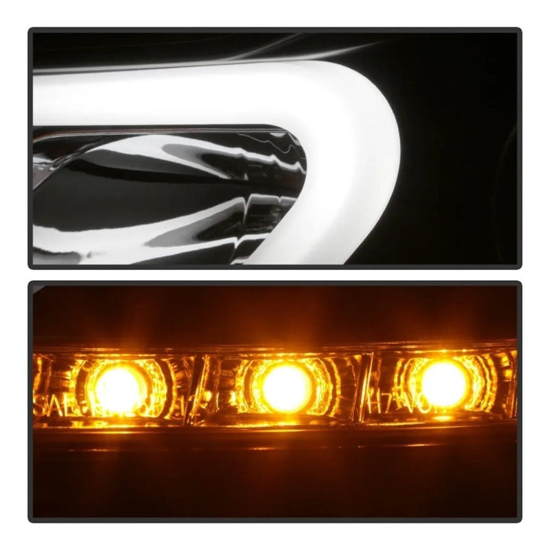 Led Drl Headlights Mercedes W204 2012 2013 2014