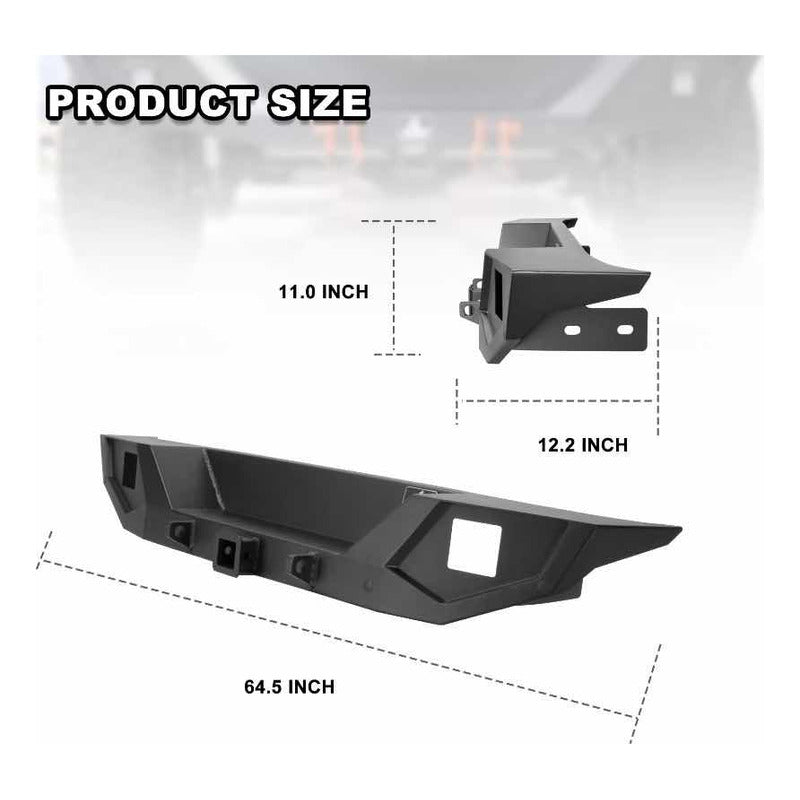 Rear LED Bumper for Jeep Wrangler JK 2007 to 2018