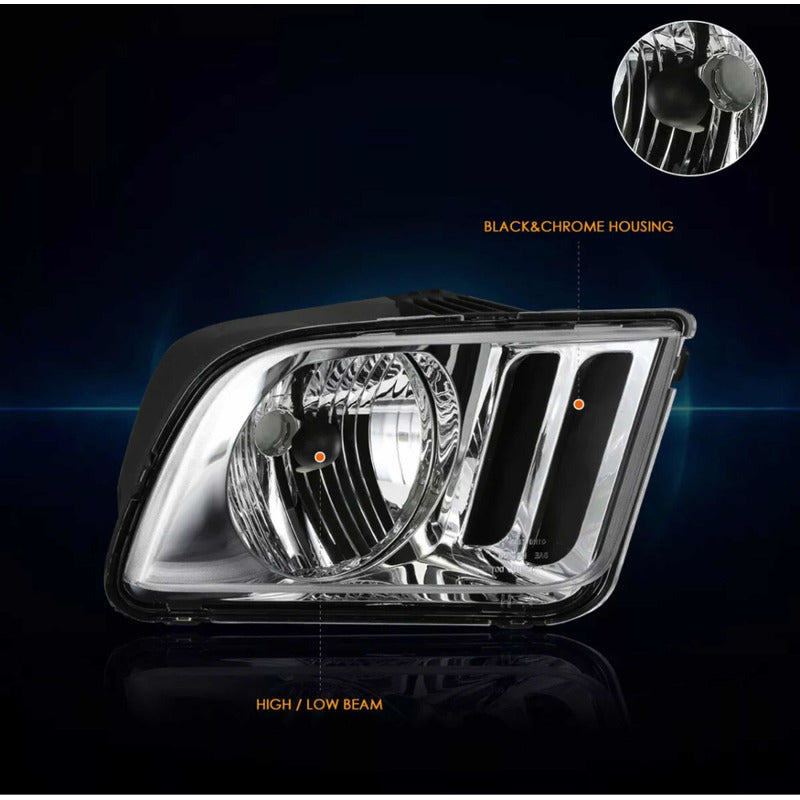 Faros Para Ford Mustang 2005 2006 2007 2008 2009
