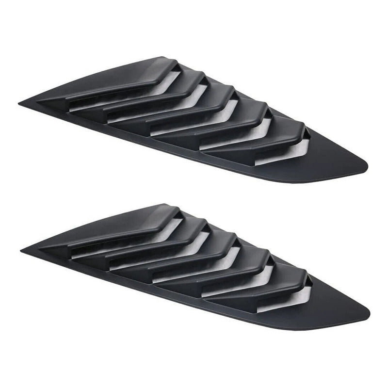Louvers Laterales Ford Mustang 2015 2016 2017 2018 A 2021 Negro Mate