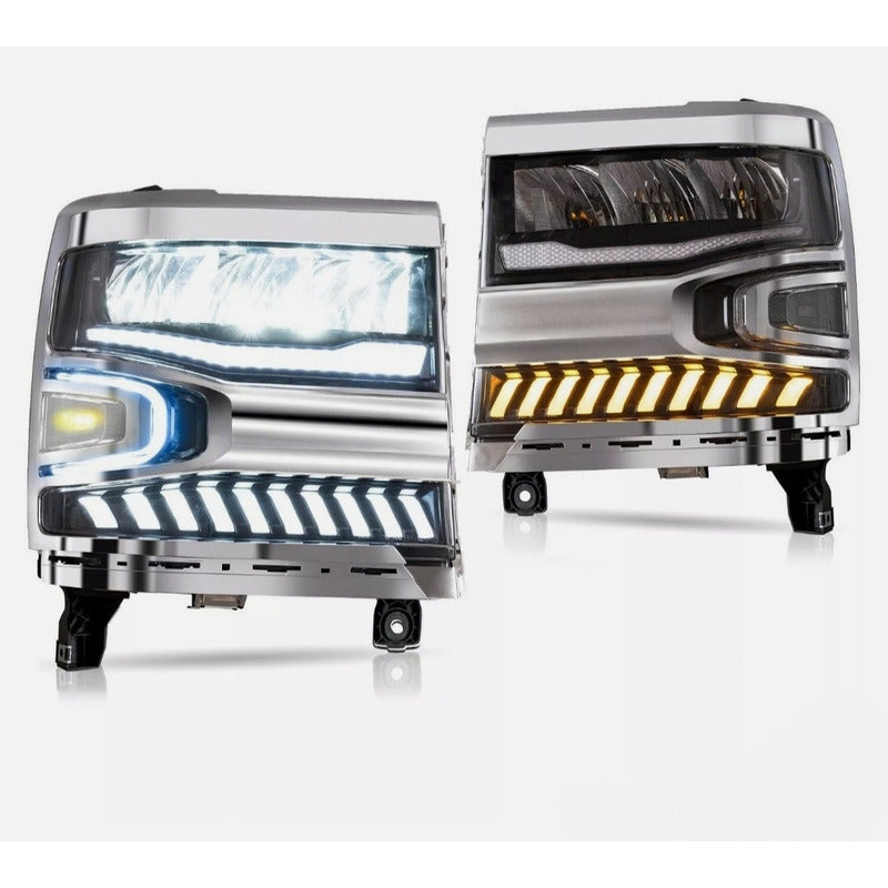 Led Drl Headlights Chevy Silverado 2016 2017 2018