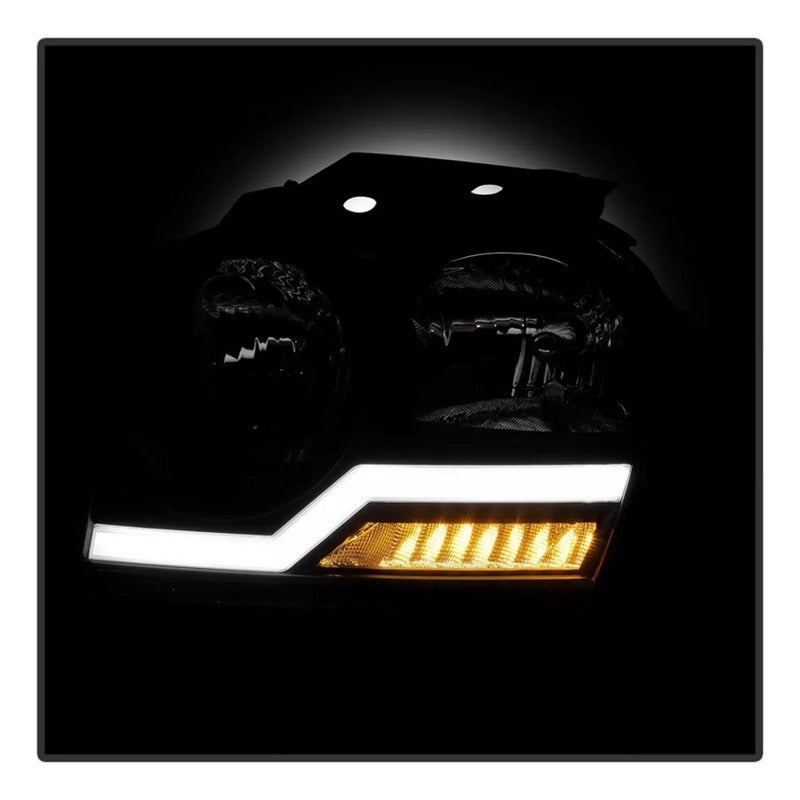 Faros Delanteros Led Jeep Gran Cherokee 2005 2006 2007