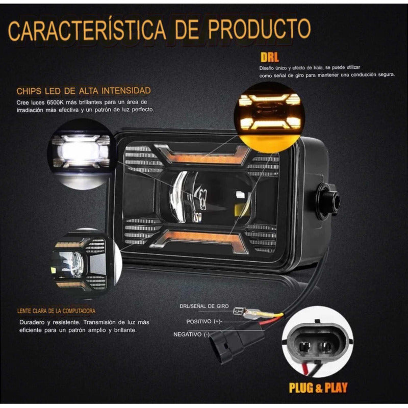 Faros De Niebla Led F-150 2015 2016 2017 2018 2019 2020