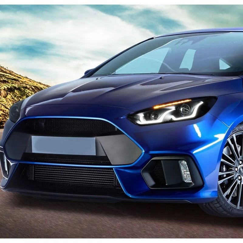 Faros Led Ford Focus Con Daño 2015 2016 2017 2018 Ambos Lados
