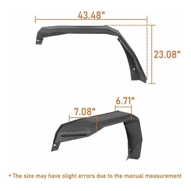 Front LED Corner Guards for Jeep Wrangler JK 2007 to 2018