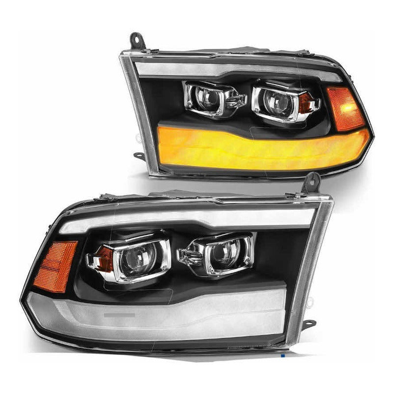 Led Drl Headlights Ram 1500 2500 3500 2009 to 2018