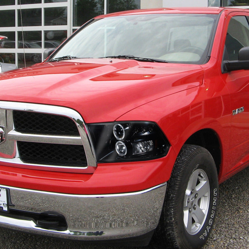 Faros Doble Halo Dodge Ram 1500 2009 2010 2011 2012 A 2018
