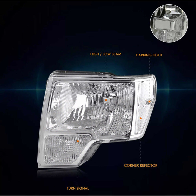 Faros Para Lobo Ford F-150 2009 2010 2011 2012 2013 2014
