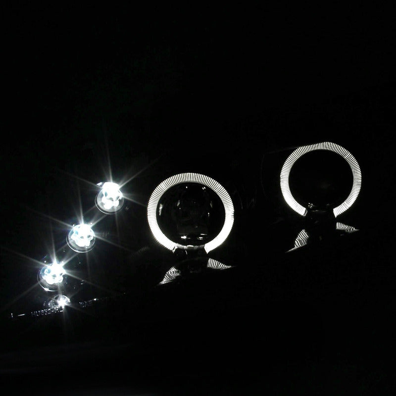 Dual Halo LED Headlights for Honda Civic 2006, 2007, 2008, 2009, and 2011