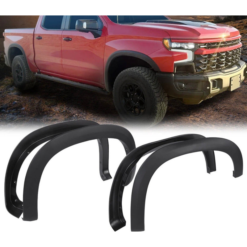 Cantoneras Chevrolet Silverado 1500 2019 2020 A 2023 Negro