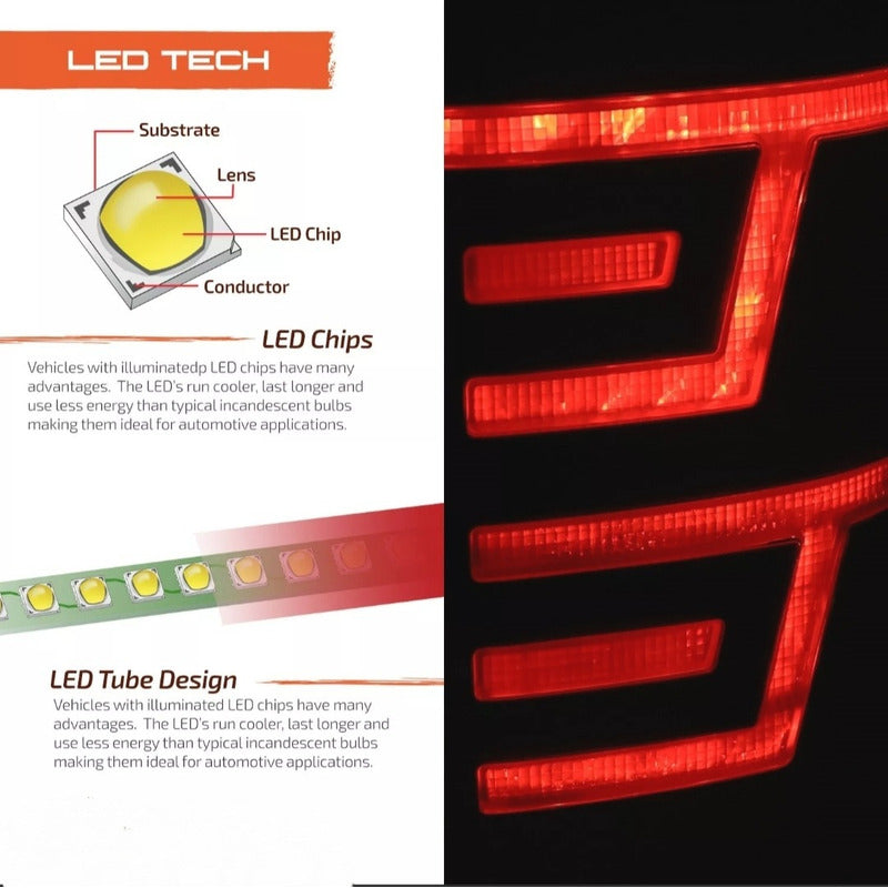 Calaveras Led Para Ford F-150 2015 2016 2017