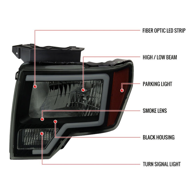 Led headlights Ford F-150 Lobo 2009 to 2014