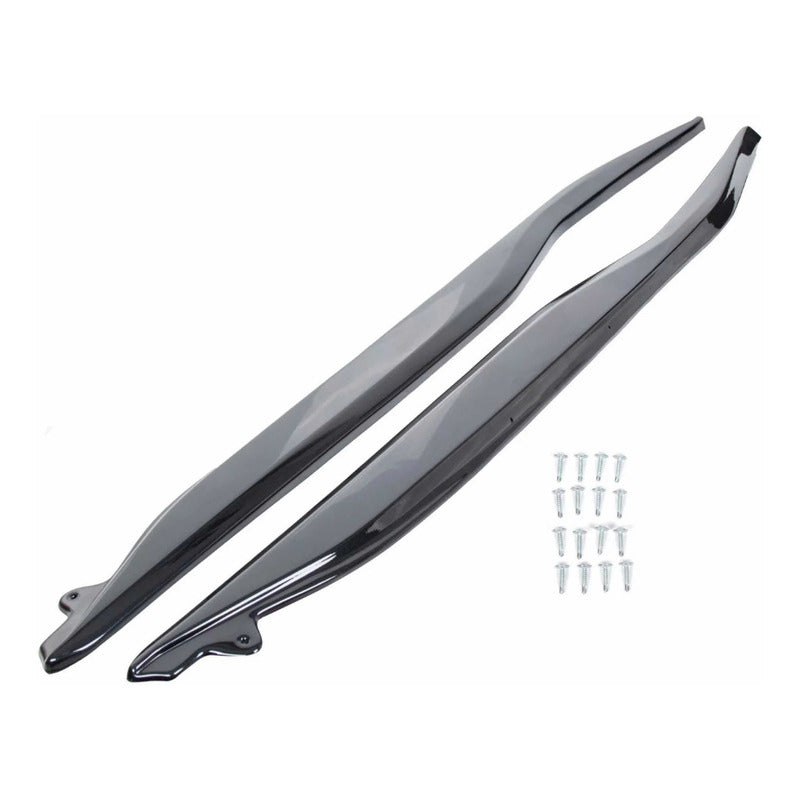 Estribos Side Skirts Corvette C7 2014 2015 2016 2017 Z06 Negro