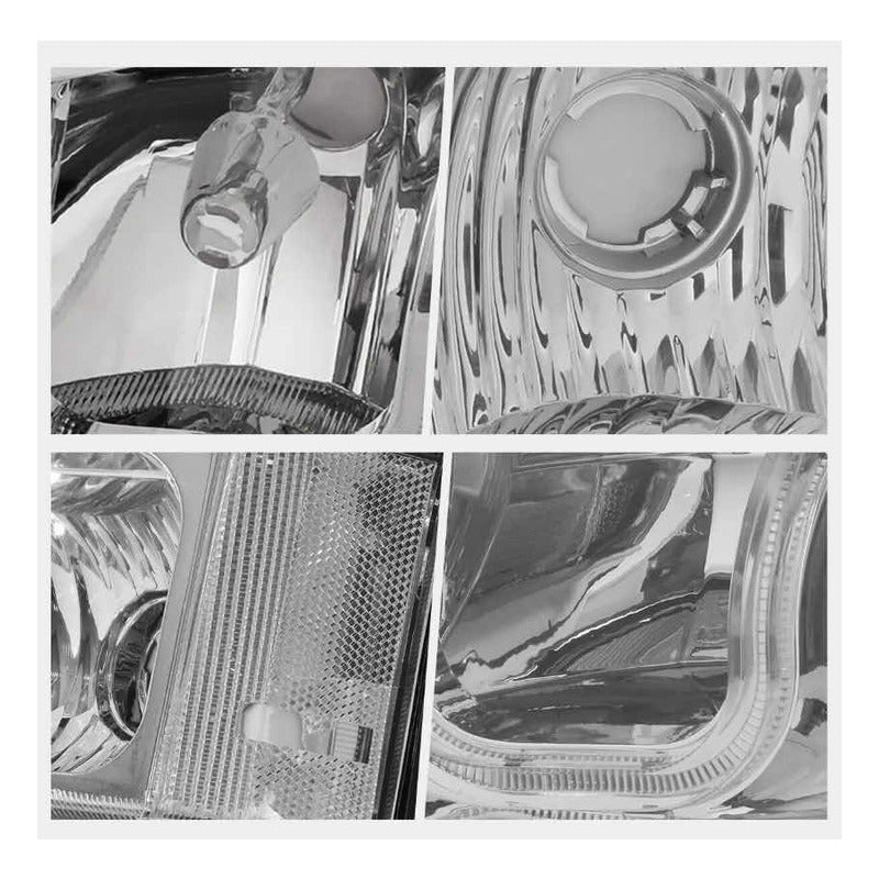 Halo Led Headlights Chevrolet Silverado Avalanche 2003 to 2006