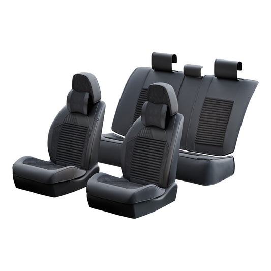 Juego Completo De Cubre Asientos Tmx Lujo Ajuste Universal