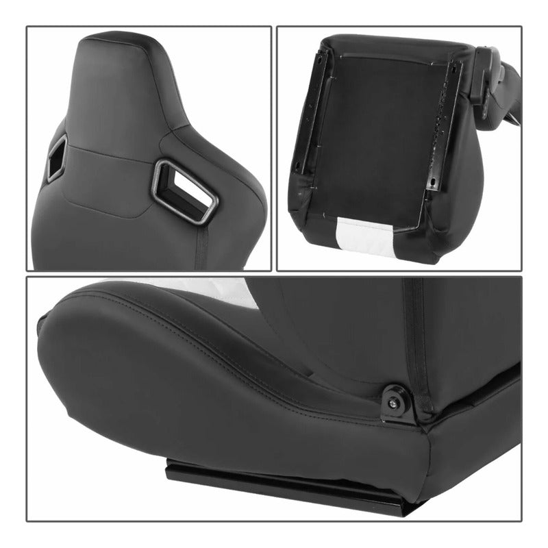 Universal Reclining Racing Seats with Adjustment Slider