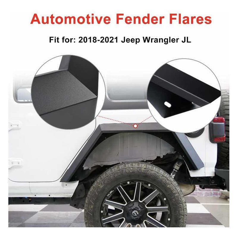 Front and Rear Corner Guards for the 2018 and 2023 Jeep Wrangler
