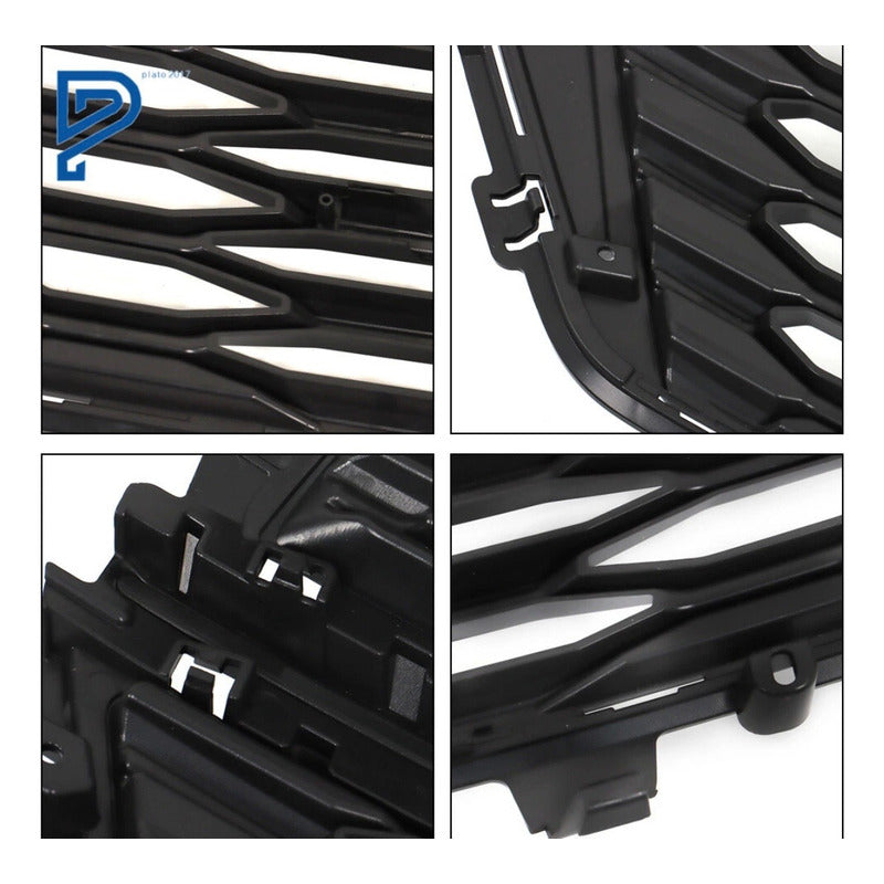 Parrilla Delantera Chevrolet Equinox 2022 2023 Negro Brillante