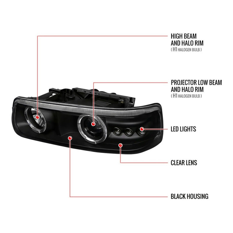 Chevrolet Silverado LED Headlights 1999 to 2002