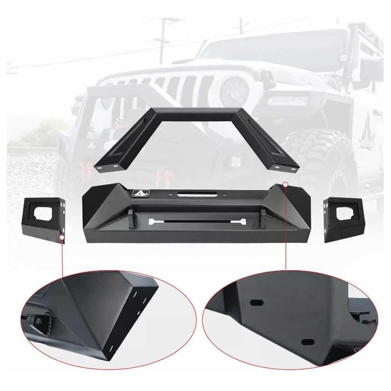 Front Bumper Jeep Wrangler Jk 2007 to 2018