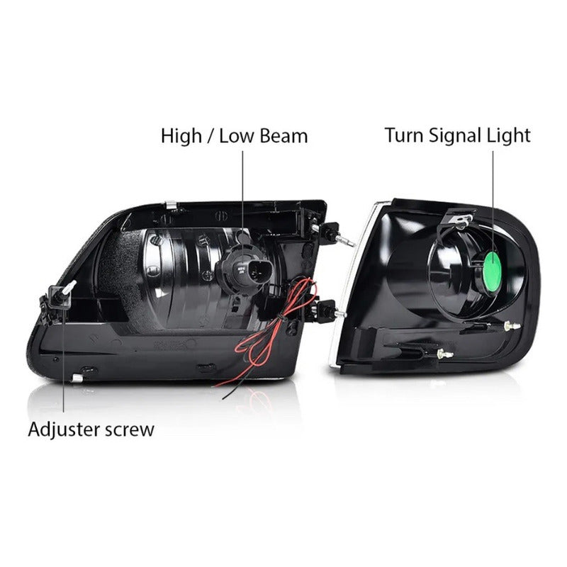 Faros Led F-150 Lobo Expedition 1997 1998 1999 A 2003