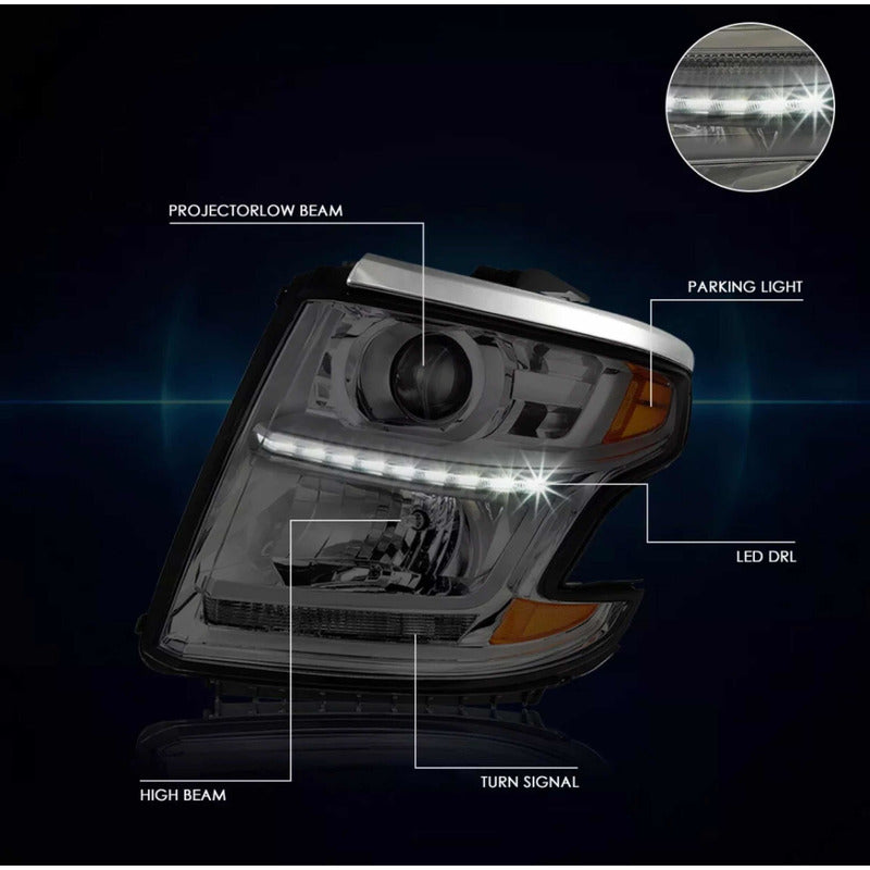 Led Headlights Chevrolet Tahoe Suburban 2015 to 2020