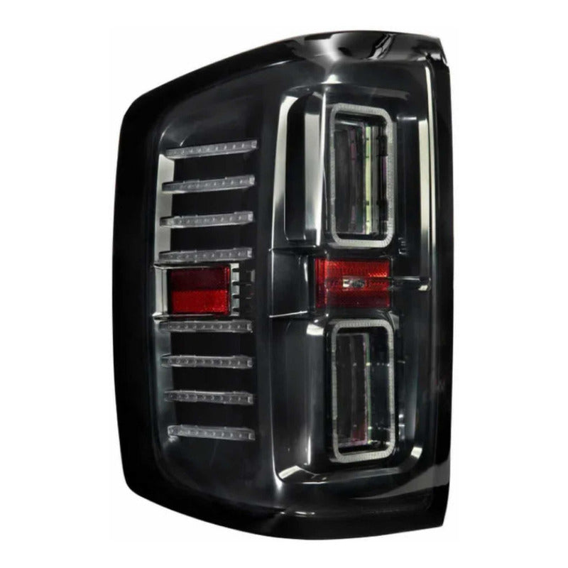 Calaveras Led 3d Silverado Cheyenne 2015 2016 A 2018 Derecho Trasparente