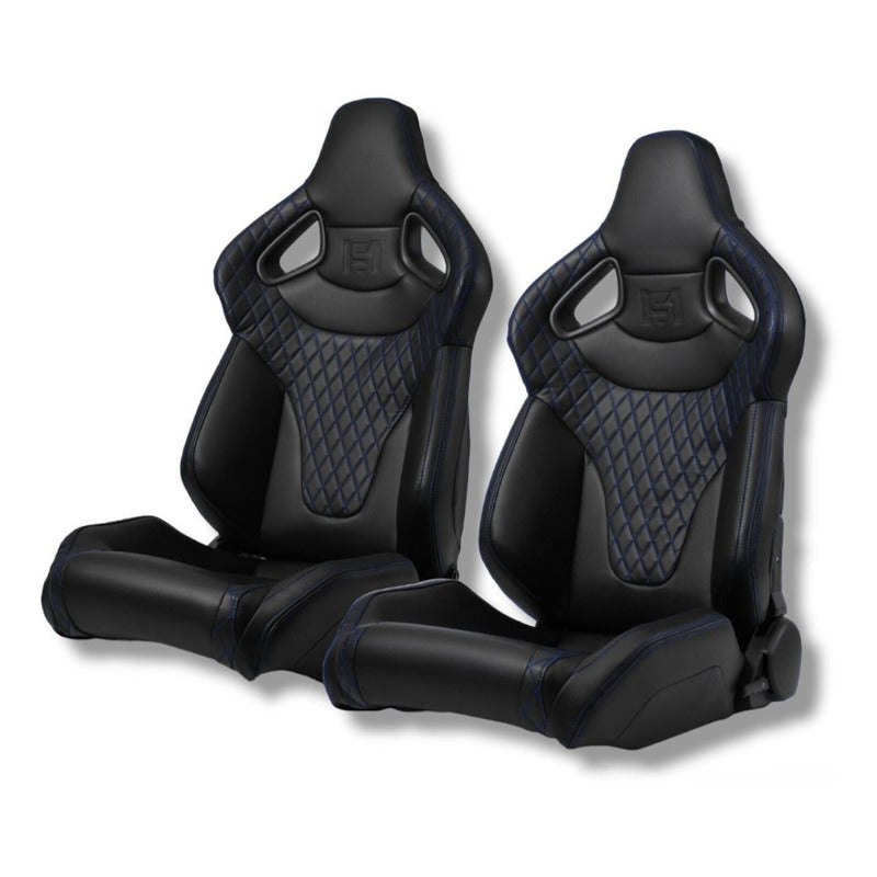 Universal Reclining Racing Seats with Adjustment Slider