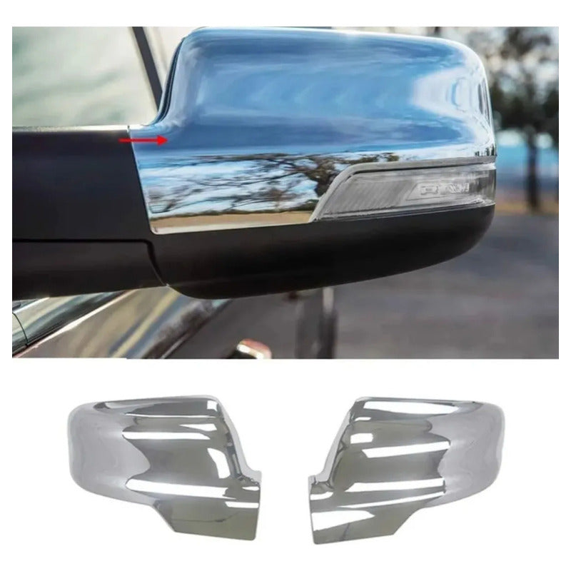 Cubierta De Espejo Cromado Para Dodge Ram 1500 2019-2022 Cromado