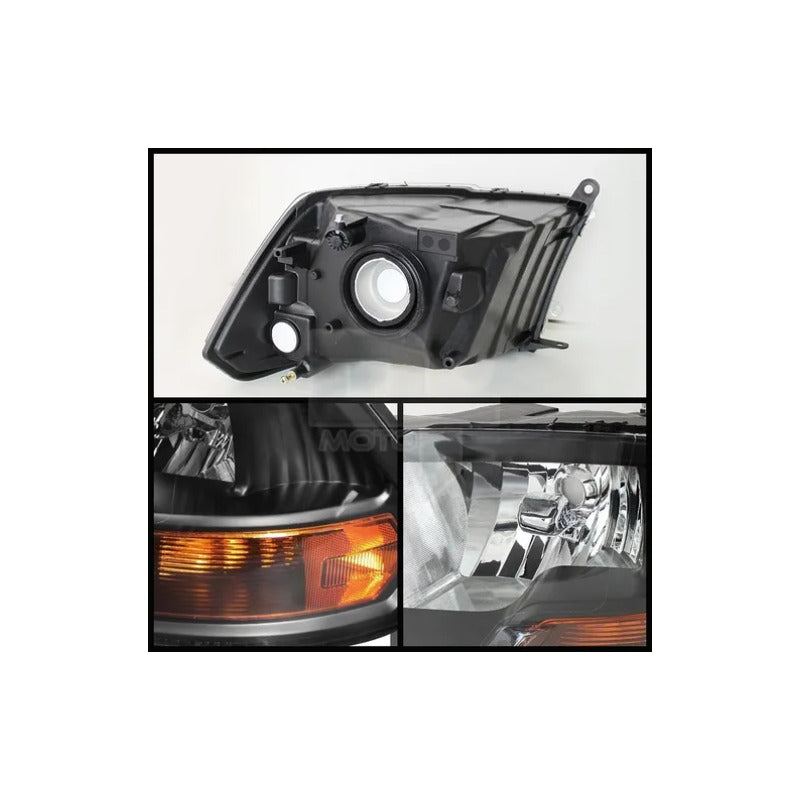 Combo Faros Y Calaveras Dodge Ram 1500 2500 3500 2009-2018 Ambos Lados