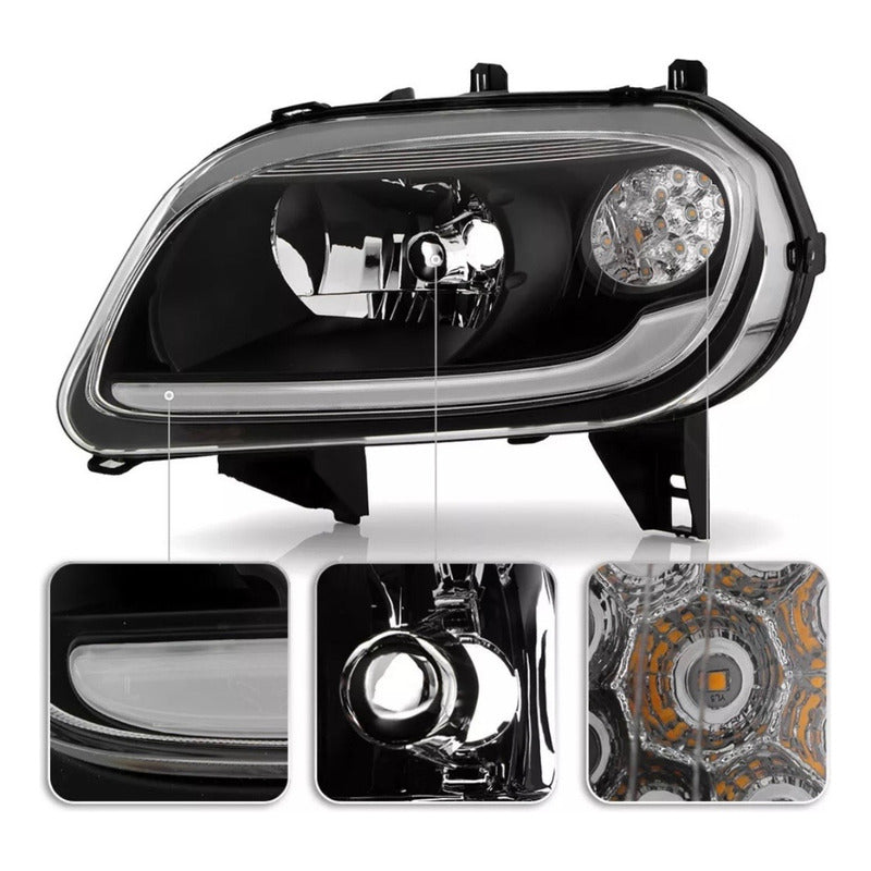 Faros Delanteros Led Chevy Hhr 2006 2007 2009 A 2011