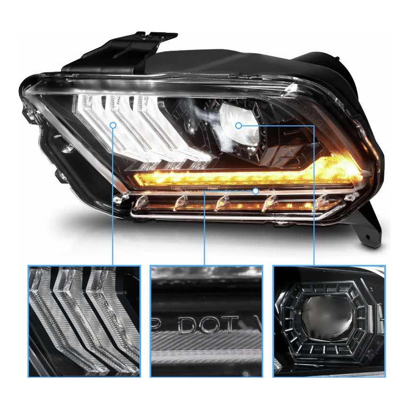 Ultra Led Headlights Ford Mustang 2010 to 2014