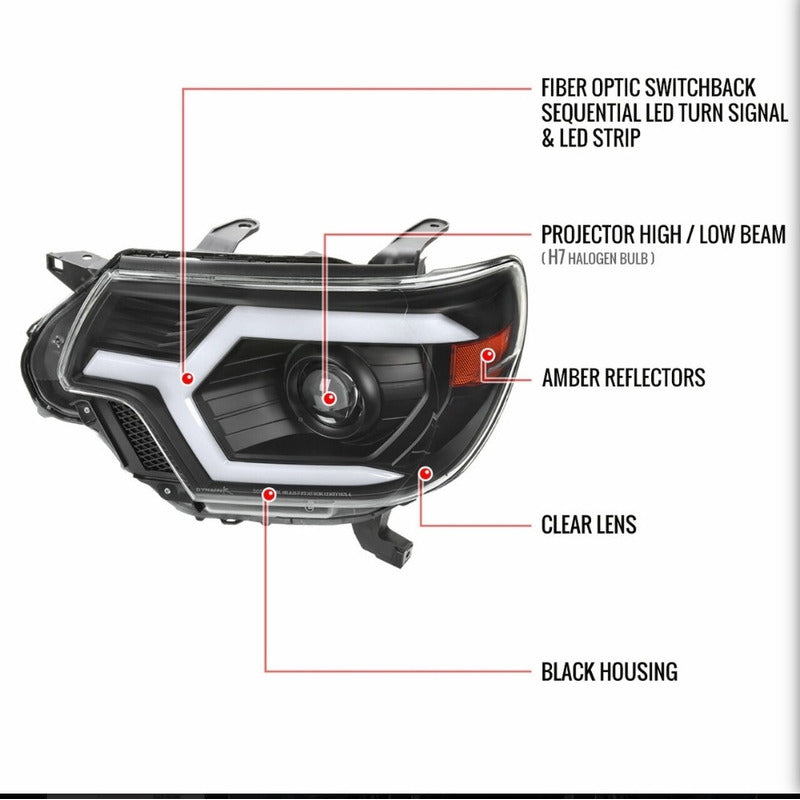 Faros Led Toyota Tacoma 2012 2013 2014 2015