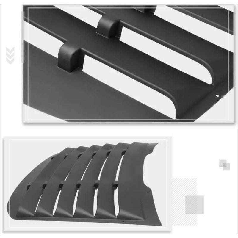 Louvers Para Mustang Con Daño 2016 2017 2018 Negro