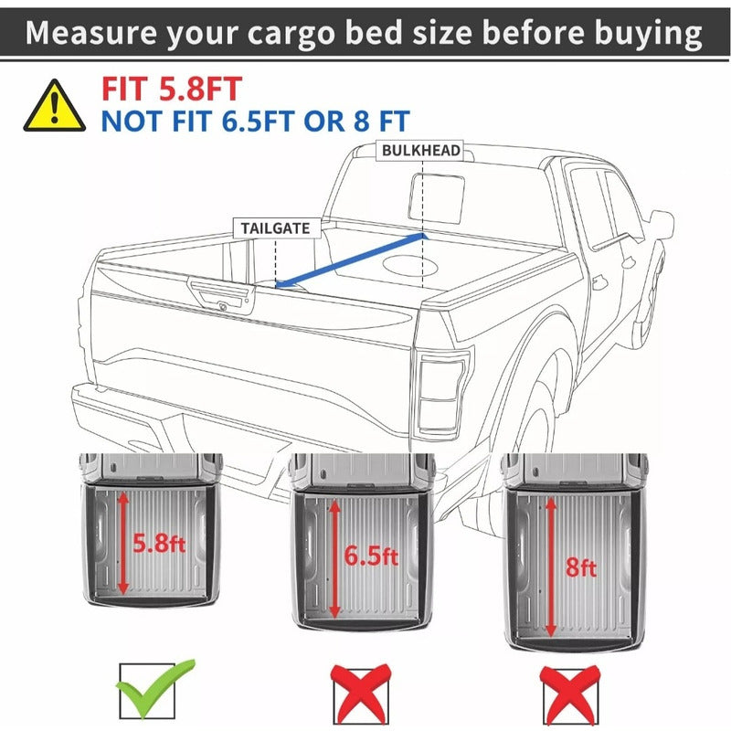 Tapa Cubierta Caja Chevy Silverado Sierra 1500 2007 A 2013